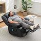 Oversized Massage Recliner Chair with Heat, 360° Swivel, 8-Point Vibration, 145° Recline, USB Port, Cup Holders & Footrest
