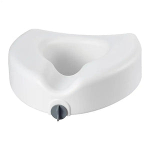 Raised Toilet Seat, 350 lbs Capacity, 5-Inch Lift Height, Commode Elevated Toilet Seat Riser with Enlarged Opening for Senior