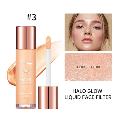 Liquid Face Illuminator and Highlighter, Pearlescent Shimmer for a Radiant Glow, 31.5ml