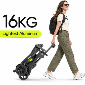 PC-AS802 16KG Ultra-Light Foldable 4-Wheel Electric Mobility Scooter – 270W, Up to 25-Mile Range