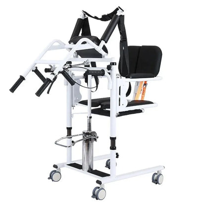 Hydraulic Patient Transfer Lift Chair – Bedside Mobility Aid for Seniors & Caregivers
