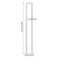 U-Shaped Stair Handrail – 39.37" Carbon Steel Wall Mount Safety Grab Bar for Indoor & Outdoor Stairs