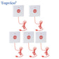 Topvico1/2/3/5pcs 433mhz SOS Panic Button Emergency Call For Elderly Senior Alarm, One Key Press / Pull For Help Caregiver Pager
