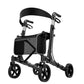 3-in-1 Foldable Rollator Walker for Seniors with Seat & Storage Bag – 300 lb Capacity
