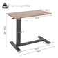 Large Rolling Overbed Table – Height Adjustable Bedside Laptop Desk, Mobile Hospital Bed Tray & Workstation
