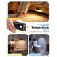 Rechargeable Motion Sensor Stair Lights, Wireless LED Step Lights with Adjustable Color Temperature, 1200mAh Battery & Magnetic Mount