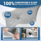 Ergonomic Memory Foam Reading Pillow for Bed, Wedge Backrest & Headboard Pillow for Back, Neck & Chin Support