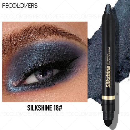 Sparkling Eyeshadow Stick, Waterproof Long-Lasting Shimmer Eye Makeup Pencil