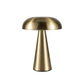 Rechargeable LED Mushroom Table Lamp, Touch Dimming, Cordless Bedside Night Light for Bedroom and Table Decor