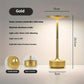 Portable Rechargeable LED Table Lamp, Stepless Dimming, 3 Light Colors, Touch Control, USB-C Charging, Aluminum Alloy Body and Anti-Slip Base