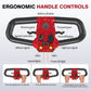 Foldable 4-Wheel Mobility Scooter for Seniors – 20Ah Large Capacity Battery, Adjustable Seat, Electric Travel Scooter, Red