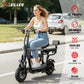 14" Foldable Electric Scooter with Seat – 750W Peak Motor, 48V 10Ah Battery, 20-Mile Range & Dual Disc Brakes