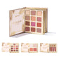 Foldable All-in-One Makeup Palette with Eyeshadow, Blush, Lipstick & Shimmer Highlighter, Travel Set
