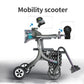 3-in-1 Electric Rollator Walker & Wheelchair with Seat & Shopping Bag for Seniors