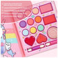 14-Color All-in-One Makeup Palette with Rainbow Matte & Shimmer Eyeshadow, Blush & Lip Gloss, Cute Cartoon Design