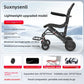 Ultra-Lightweight Foldable Ergonomic Portable Wheelchair for Seniors