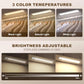 2-Pack 12-Inch LED Under Cabinet Lights with Motion Sensor, USB-C Rechargeable, Magnetic Wireless Mount & 3 Color Temperatures
