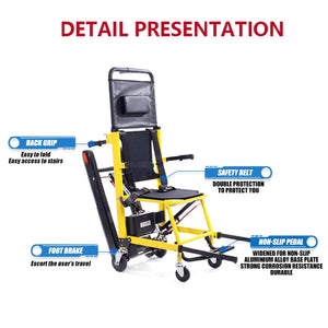 Stair Climber For Handicapped Foldable Stair Climber Electric Stair-Climbing Wheelchair