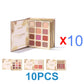 Foldable All-in-One Makeup Palette with Eyeshadow, Blush, Lipstick & Shimmer Highlighter, Travel Set