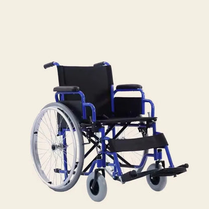 Foldable Manual Wheelchair with Comfortable Cloth Cushion