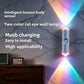 RGB Motion Sensor LED Wall Light, USB-C Rechargeable Magnetic Up & Down Color-Changing Dimmable Night Light for Bedroom & Hallway
