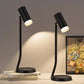 Cordless Rechargeable Table Lamp, 5000mAh Battery, Magnetic Head with Adjustable Angle