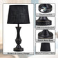 Tall Touch Table Lamps with USB-A and USB-C Charging Ports, Bedside Nightstand Lighting for Bedroom, Living Room and Office
