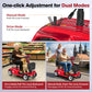 Heavy Duty 4-Wheel Mobility Scooter for Adults, Foldable All-Terrain Carbon Steel Frame, Dual Mode