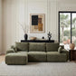 114-Inch Modular L-Shaped Sectional Sofa – Boneless Chenille Cloud Couch with Ottoman & Pillows for Living Room