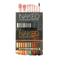 12-Color Smoky & Warm Eyeshadow Palette Bundle with 8 Makeup Brushes, Highly Pigmented Matte & Shimmer, Long-Wearing
