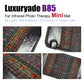 Amethyst Tourmaline Jade Heating Mat with Infrared Heat & Red Light, Crystal Wellness Massage Cushion for Home Relaxation