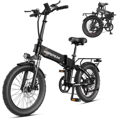 Z20 Folding Electric Bike for Adults – 1200W Peak Motor, 48V 12Ah Removable Battery, 20" Fat Tires, 28 MPH