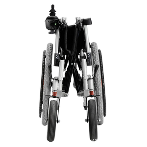 Foldable Carbon Steel Electric Wheelchair with Large Wire Wheels