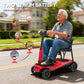 270W Lightweight Foldable 4-Wheel Electric Mobility Scooter – Removable Lithium Battery