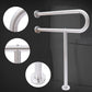 Stainless Steel Toilet Safety Grab Bar – 60 × 75 cm Bathroom Support Rail for Shower & Bathtub, Silver