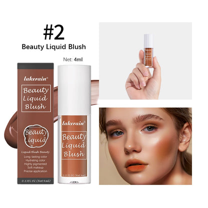 Liquid Blush, Lightweight Blendable Cheek Tint, Dewy Finish, 9 Shades