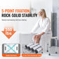 Adjustable Shower Chair for Seniors – Height Adjustable Bath Stool with Built-In Handles, Non-Slip Feet, 350 lb Capacity