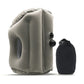 Inflatable Travel Neck Support Pillow – Foldable Head, Neck & Lumbar Support Cushion for Airplane, Car, RV & Camping