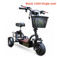 800W Foldable 3-Wheel 2-Seater Electric Mobility Scooter with Dual Baskets