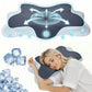 Ergonomic Memory Foam Cervical Pillow – Contoured Neck Support Sleeping Pillow with Washable Cover for Side & Back Sleepers, Grey