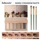 Matte Nude Eyeshadow Palette with Makeup Brush Set, Natural Shades, Highly Pigmented Blendable Waterproof Eye Makeup