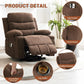 Oversized Power Lift Recliner Chair for Big & Tall Adults with Massage & Heat, Electric Stand Assist, USB Charging & Dual Cup Holders