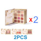 Foldable All-in-One Makeup Palette with Eyeshadow, Blush, Lipstick & Shimmer Highlighter, Travel Set