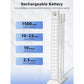 6-Pack 11.8-Inch LED Under Cabinet Lights with Motion Sensor, 1100mAh Rechargeable Battery, Charging Station & 3 Color Temperatures