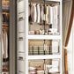 Large Foldable Storage Cabinet, Multi-Size Multifunctional Organizer with Folding Design for Bedroom, Home & Office