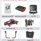 Foldable 4-Wheel Mobility Scooter for Seniors – 20Ah Large Capacity Battery, Adjustable Seat, Electric Travel Scooter, Red