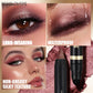 9-Piece Dual-Ended Cream Eyeshadow Stick Set, Assorted Cool & Warm Shades, Travel Eye Makeup