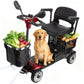 4-Wheel Folding Mobility Scooter for Adults – 250W Motor, 15-Mile Range, 330 lb Capacity & Removable Battery