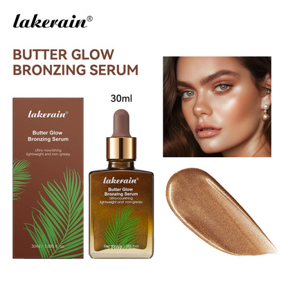 Bronzing Serum, 30 ml, Lightweight Non-Greasy Formula, Mix with Foundation or Moisturizer for a Sun-Kissed Glow
