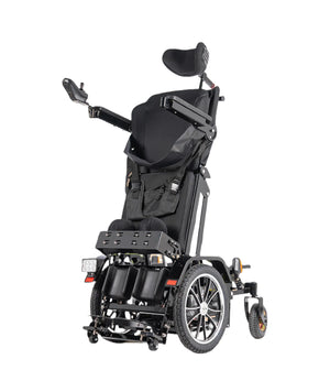 900W Reclining Standing Electric Wheelchair with Headrest